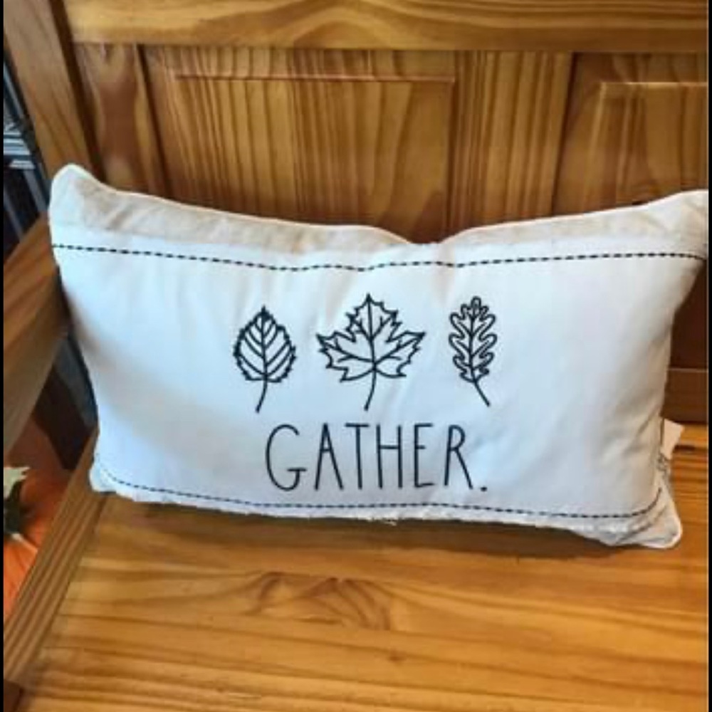 Rae Dunn - GATHER - pillow